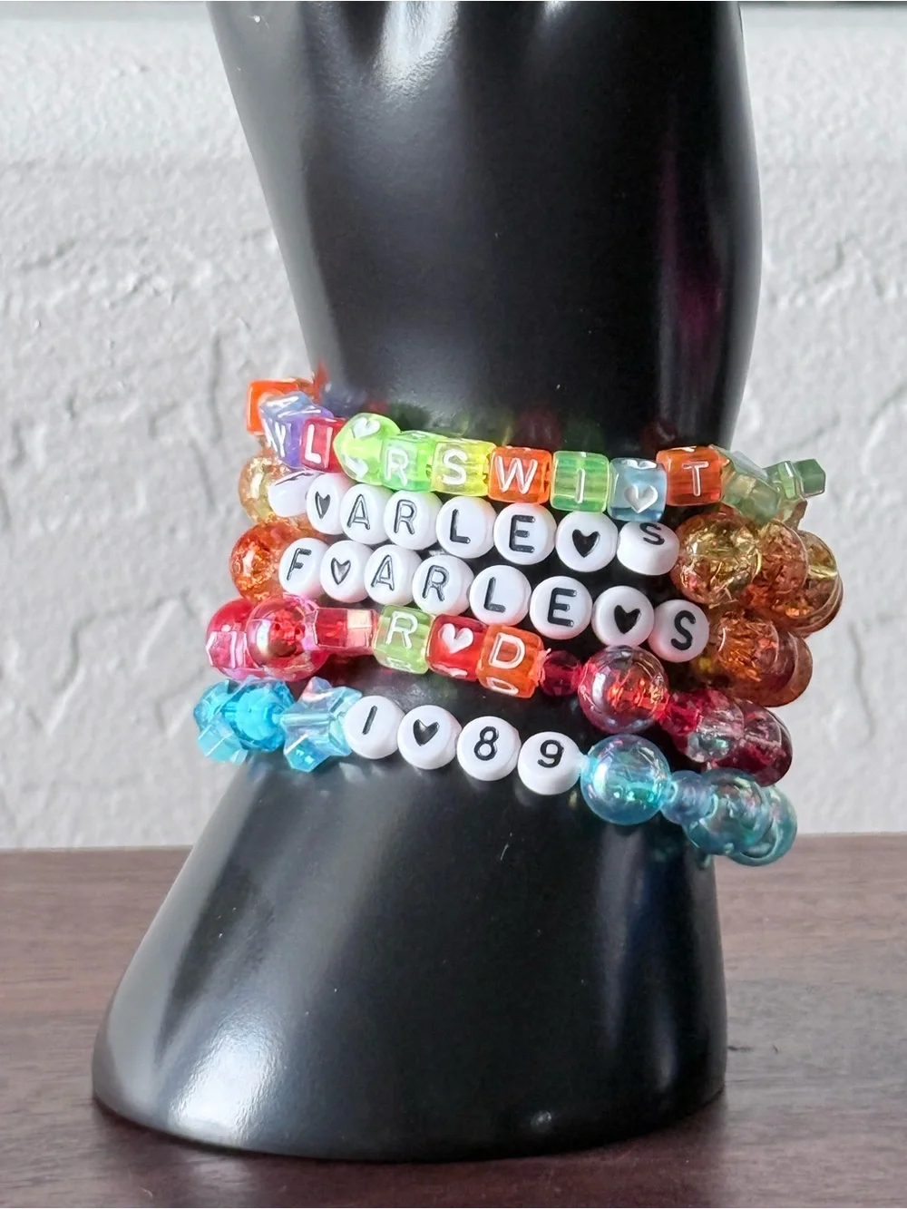 10 Handmade Taylor Swift Inspired Friendship Bracelets Eras Album Theme Lot - Picture 3 of 6